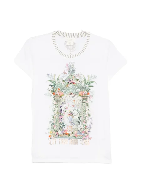 Tricou Camilla cu imagine alb