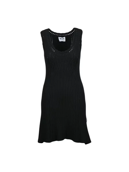 Sukienka Moschino ze stretchu czarna