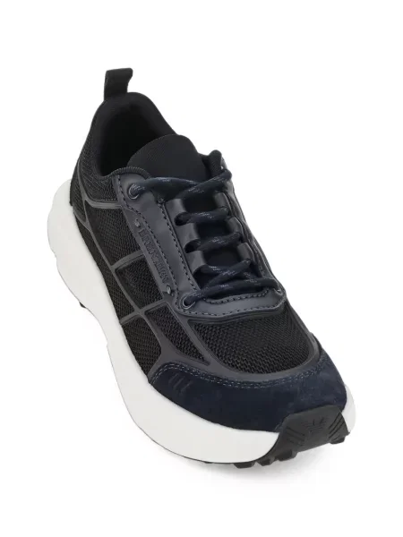 Sneakers Emporio Armani σουέντ μαύρο