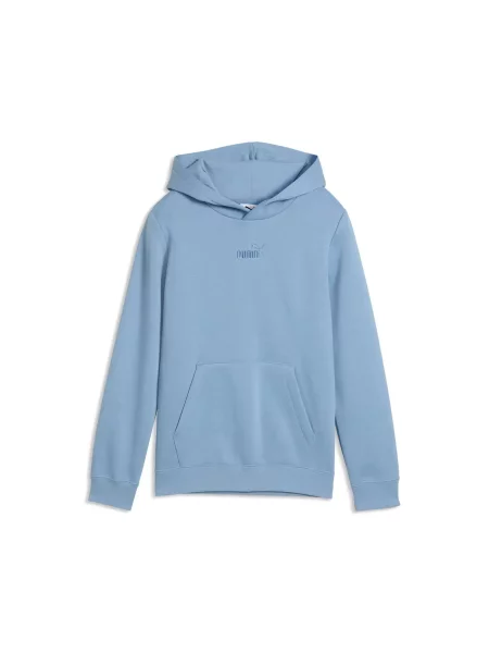 Bluza z kapturem dla dzieci Puma Ess Small Logo niebieska