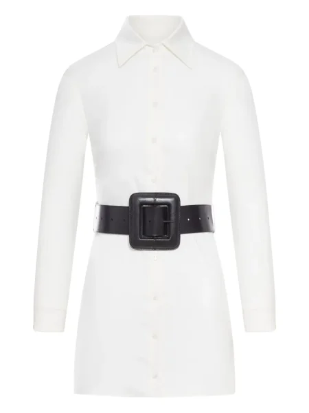 Sukienka koszulowa Balenciaga garniturowa biała