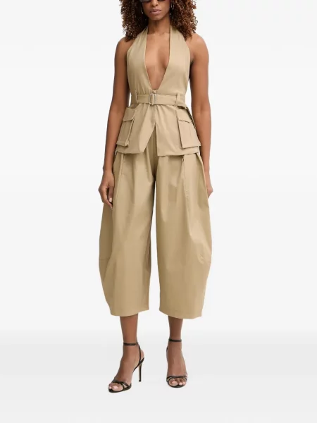 Cu centură top Haveone cu gât halter