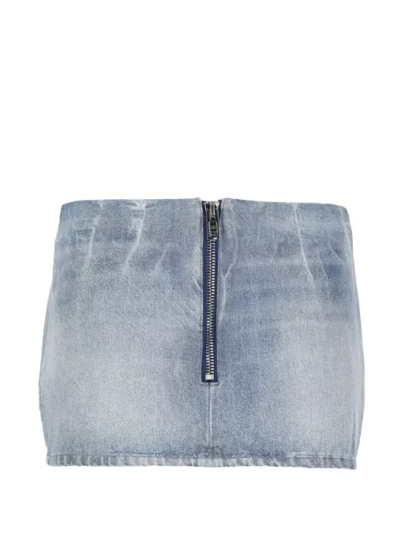 Fustă din denim Alexander Wang albastru