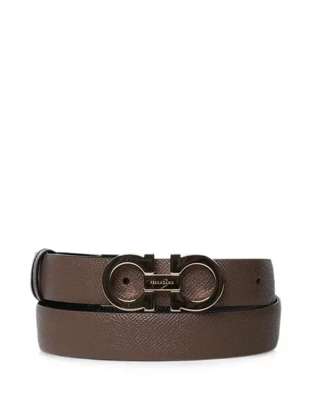 Cu centură reversibil curea Ferragamo cu cataramă maro