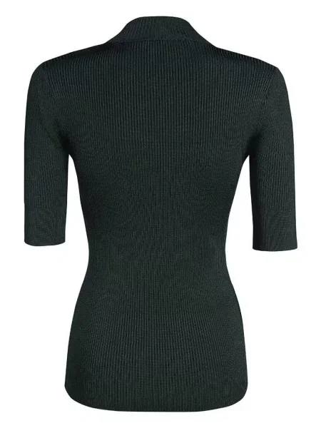 Top Stella Mccartney tricotate verde