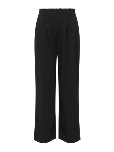 ONLY Hlače s naborima ONLCECILIA' crna