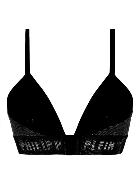 Kalnų krištolas liemenėlė Philipp Plein juoda