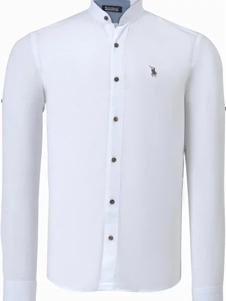 Риза Dewberry бяло