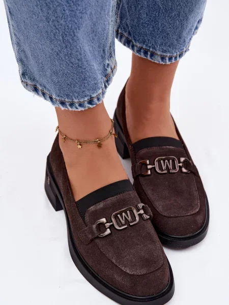 Semišové mokasíny Vinceza černé