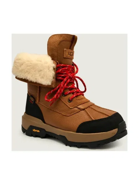 Botine Ugg din piele maro