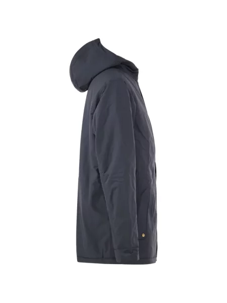 Geacă parka Patagonia cu glugă albastru