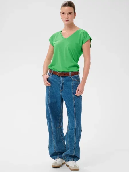 Kaffe Tricou KAlise deschis verde