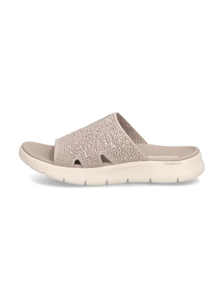 Pantofle Skechers béžové