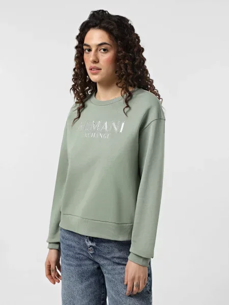 Свитшот Armani Exchange зеленый