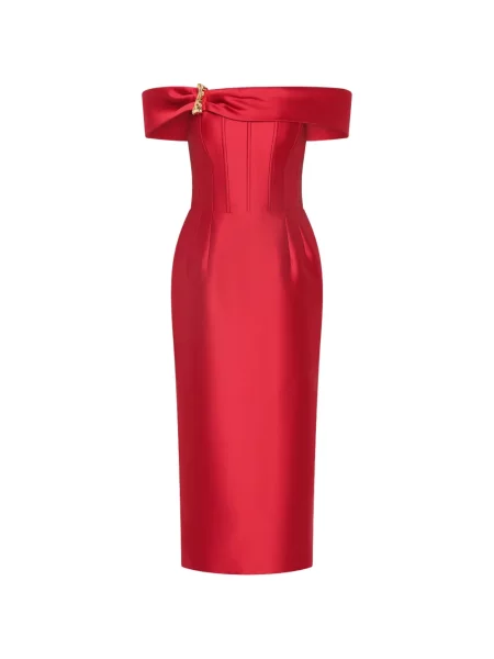 Rochie midi Rebecca Vallance roșu