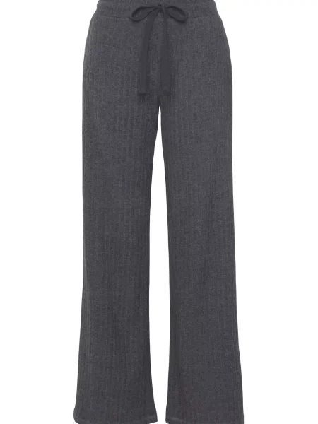 LASCANA Pantaloni de pijama metalic gri