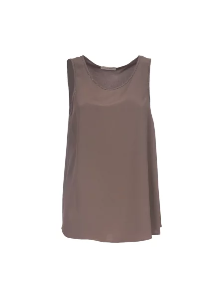 Top Le Tricot Perugia brązowy