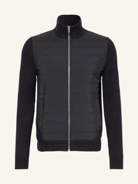 Reiss Bunda Trainer Ze Směsi Materiálů černá