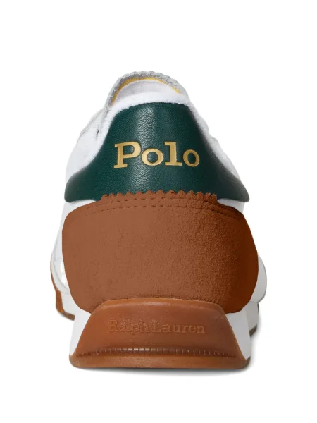 Briaunotas pusiau užtrauktukas zomšinės bokseriai Polo Ralph Lauren balta