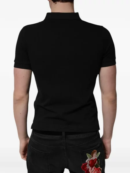 Polo Dolce & Gabbana με αυτόγραφο μαύρο