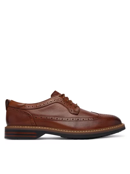 Poltopánky Clarks Aldwin 2 Limit hnedá