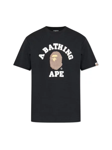 Koszulka A Bathing Ape® z logo czarna