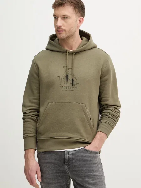 Trussardi hanorac de verde