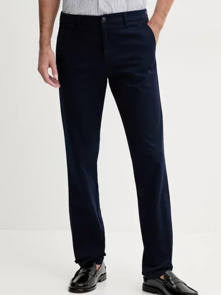 Kalhoty United Colors of Benetton tmavomodrá