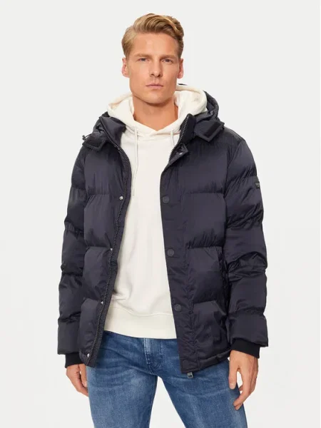 Guess Geacă de iarnă Bleumarin