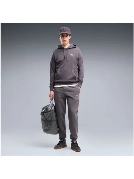 Pantaloni sport Puma cu autograf gri