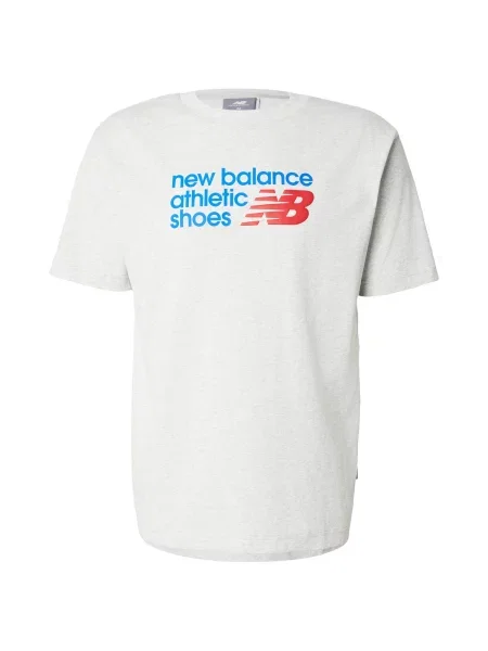 New balance Tricou albastru / deschis / roșu cireș gri