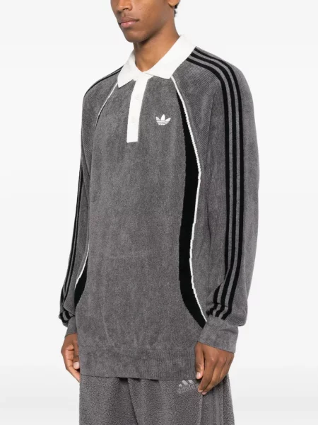 Bouclé kalhoty Adidas zelené