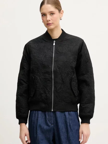 Sisley geacă bomber de tranzitie negru