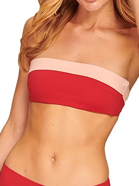 Верх купальника женский червоний