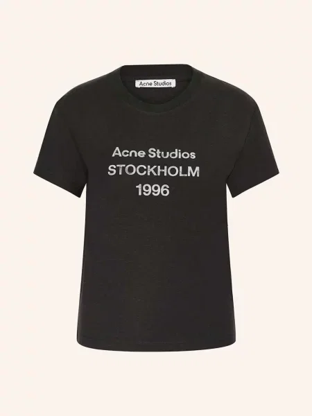 Acne Studios T-Shirt schwarz czarna