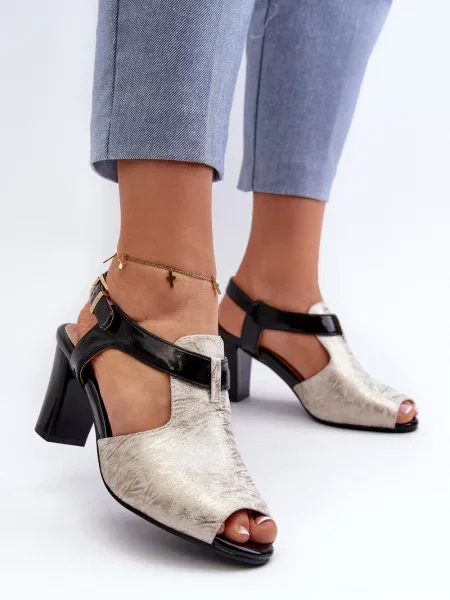 Kožené sandály Boto černé