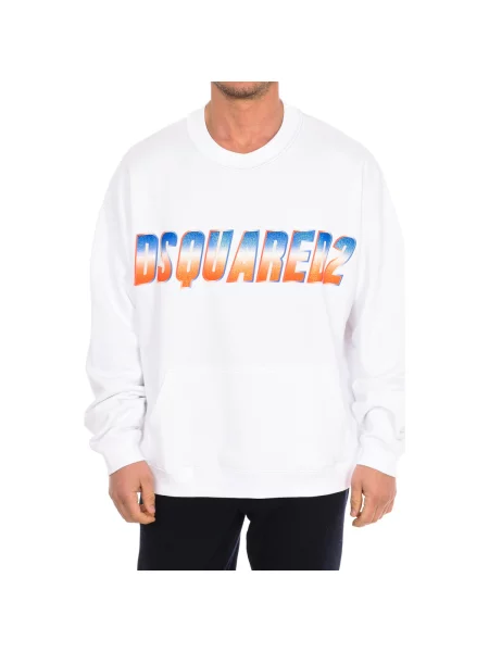Mikina Dsquared bílá