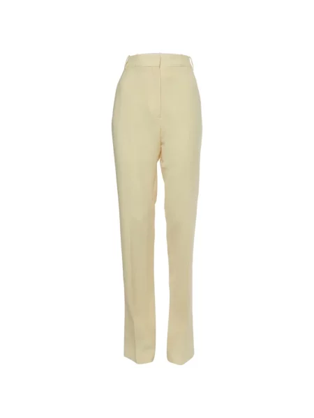 Cu centură pantaloni The Attico galben