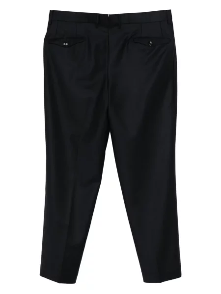Pantaloni Dell'oglio plisate negru