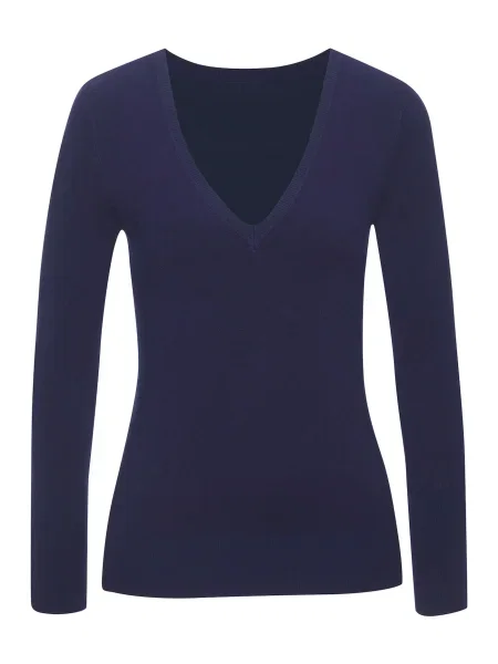 VIVANCE Pulover bleumarin