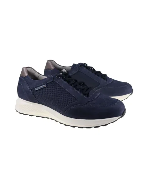 Sneakersy Mephisto zamszowe niebieskie