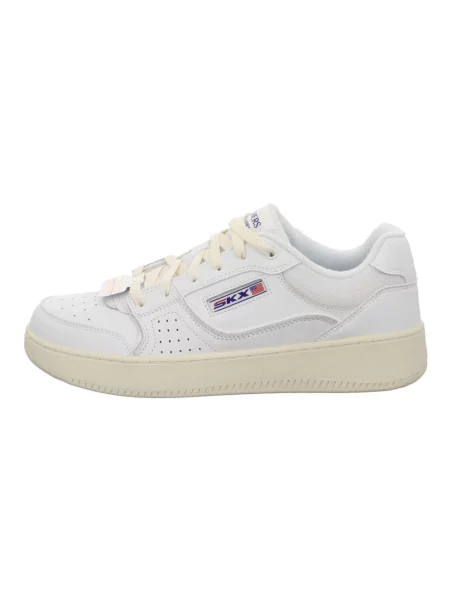 Sneakersy Skechers skórzane białe