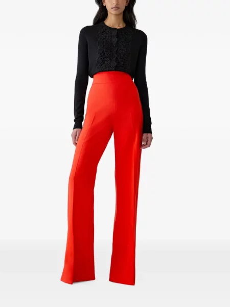 Pantaloni Carolina Herrera roșu