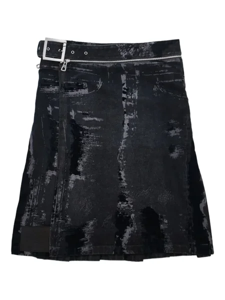 Fusta plisata Jean Paul Gaultier plisată negru