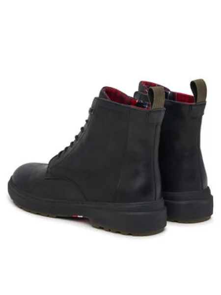 Tommy Hilfiger Bakancs Hilfiger Outdoor Warm Lth Boot fekete