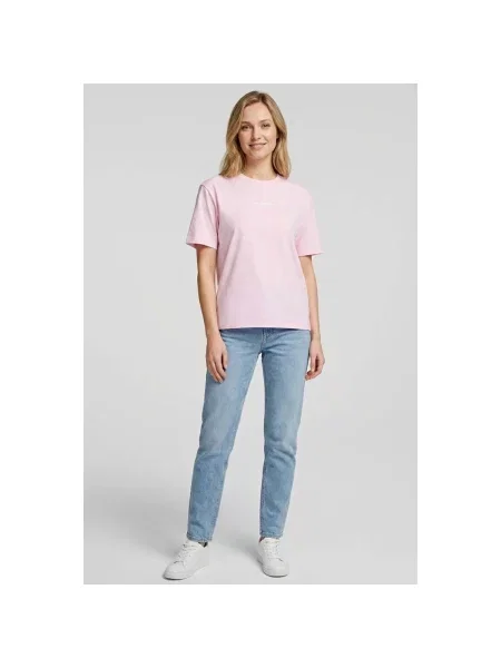 Tricou Karl Lagerfeld cu autograf roz