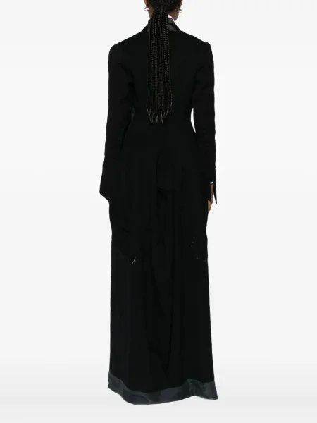 Satenski kaput Marc Le Bihan crna