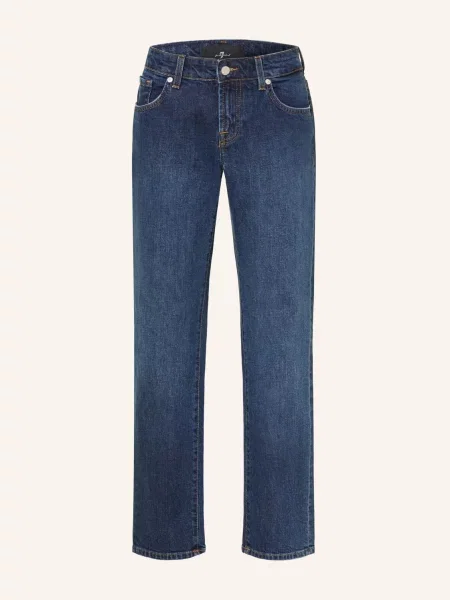 7 For All Mankind Rovné Džíny Low Cigarette indiglow
