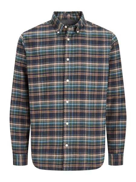 Jack & Jones Junior Cămașă JPRBLUstanley nisipiu / bleumarin / azur / închis verde