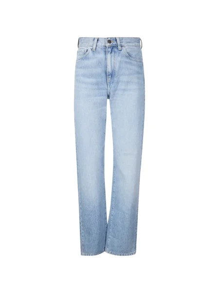 Pantaloni Carhartt Wip cu autograf albastru